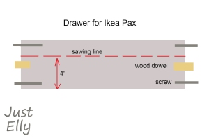 Drawer Ikea Pax